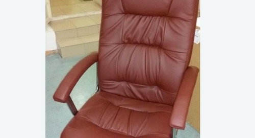 Обтяжка офисного кресла. Среднеуральск